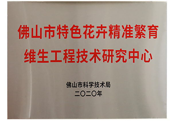 佛山市特色花卉精准繁育大香蕉视频网站工程技术研究中心