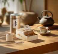 贴到茶叶包拆上不掉档